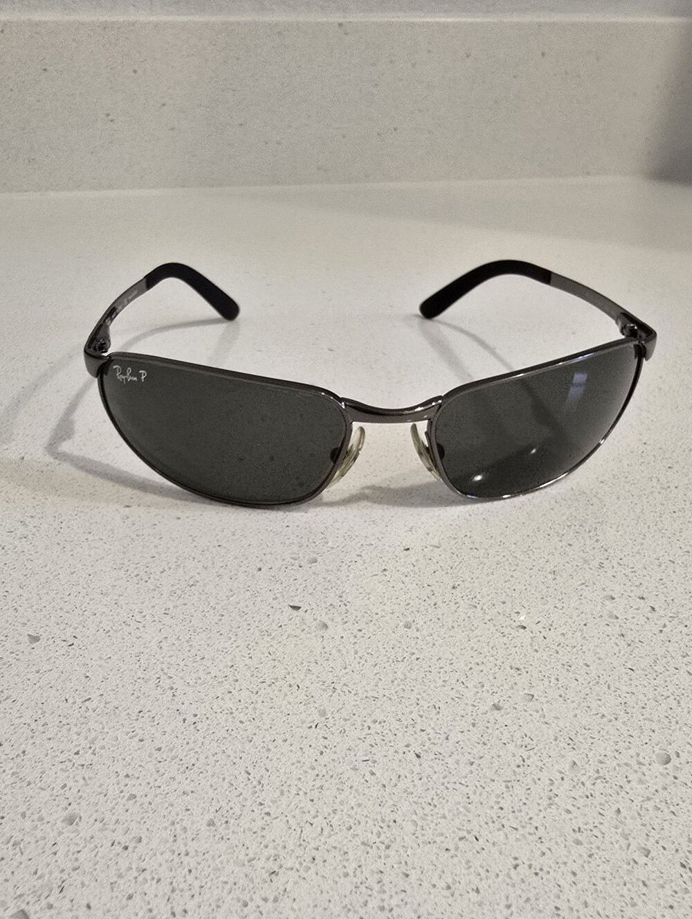 Vtg Ray-Ban Polarized Vintage Men's Flight Wrap Sunglasses